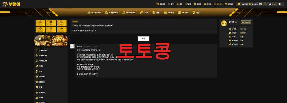 부엉이 먹튀 피해 증빙 이미지 3