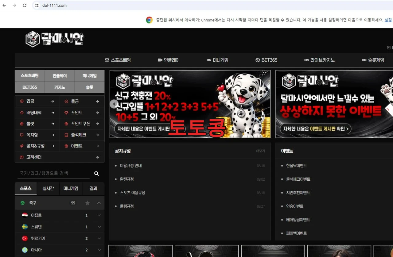 달마시안 먹튀 피해 증빙 이미지 2
