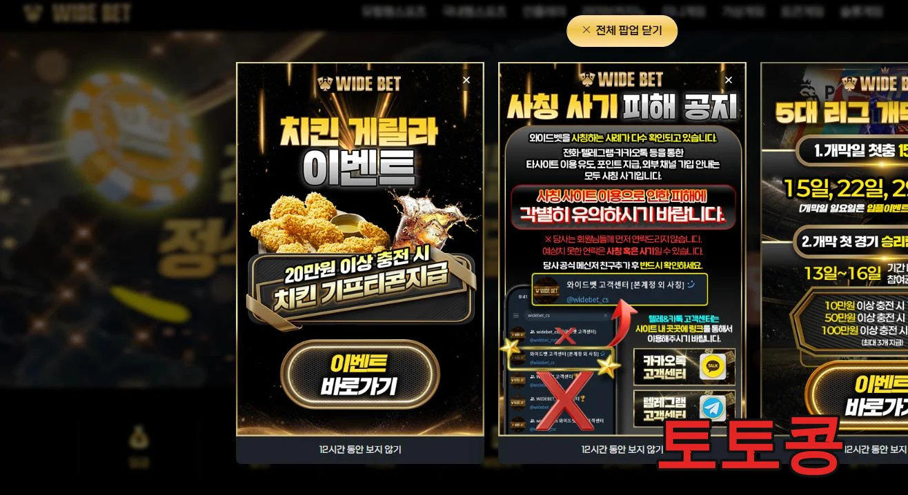 와이드벳 먹튀 피해 증빙 이미지 1